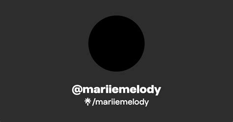 @mariiemelody Instagram profile with posts and stories .